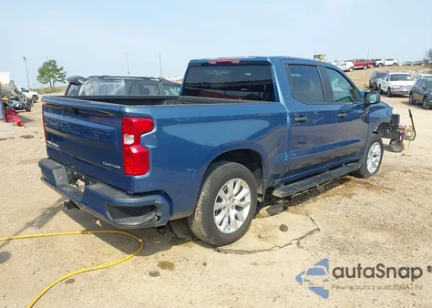 2024 Chevrolet Silverado 1500 2Wd Short Bed Custom из США, поврежденный, VIN 1GCPABEK4RZ234717